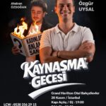 Özgür Uysal ile Kaynaşma Gecesi, 20 Kasım’da Grand Harilton Hotel’de!